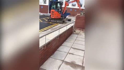 mini digger driver travelodge|Court updates as digger driver who smashed up Travelodge jailed.